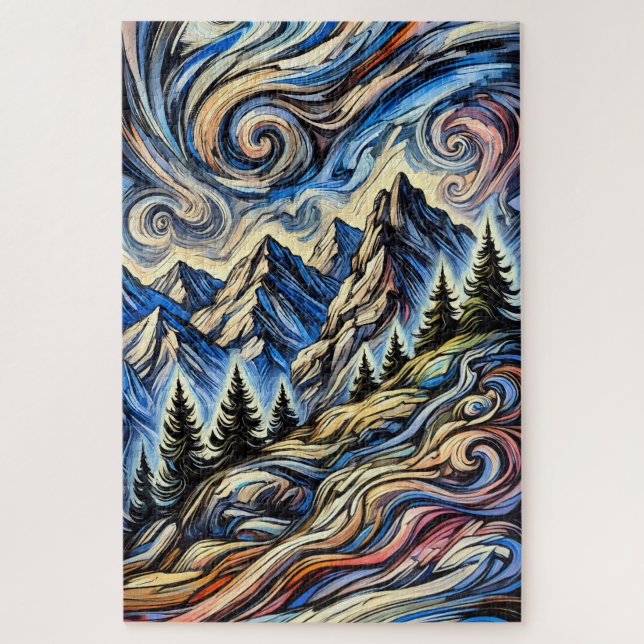 Colorado Mountainside 1000 Piece Quebra-cabeça (Vertical)