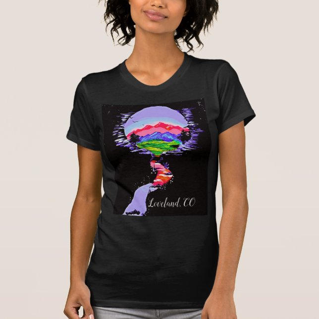 Colorado Nightsky, T-Shirt feminina (Frente)