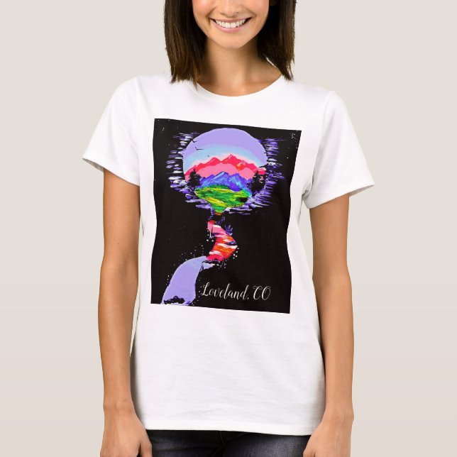 Colorado Nightsky, T-Shirt feminina (Frente)