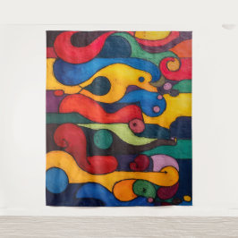 Colorcubo 2 Cubismo Colorido Tapeçaria