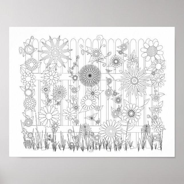 Colore seu próprio Poster (Frente)