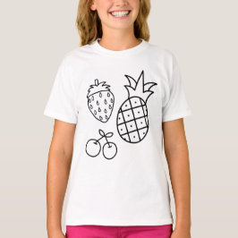 Colore sua própria camisa de fruta