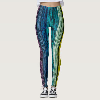 colored wood leggings