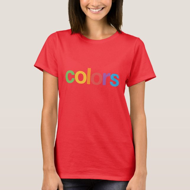Colores T-Shirt (Frente)
