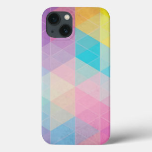 Colorful abstract triangles background