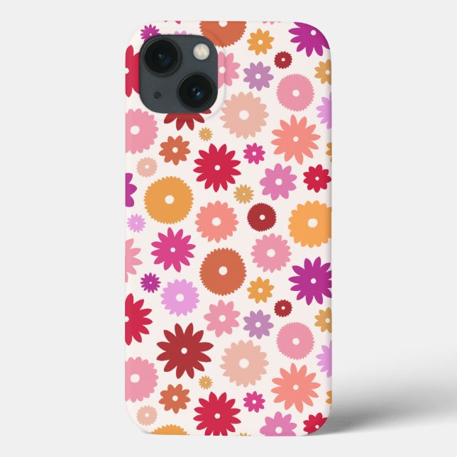 Colorful Blooms Pattern (Verso)