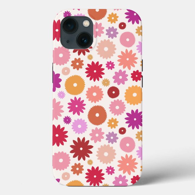 Colorful Blooms Pattern (Verso)
