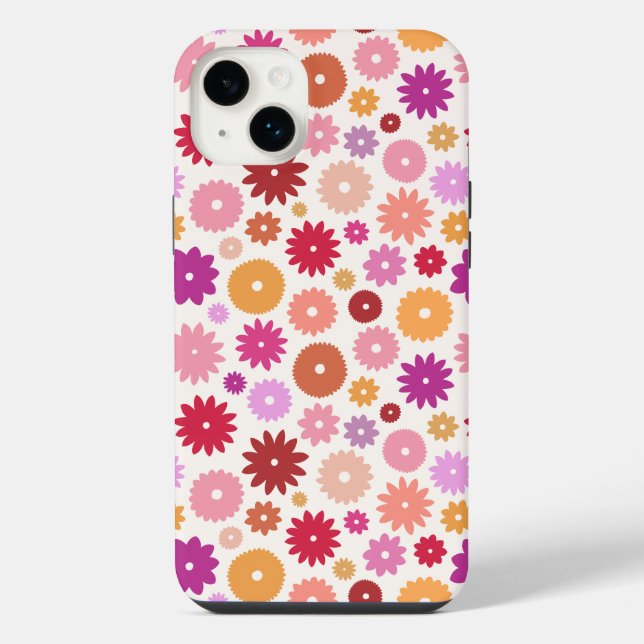 Colorful Blooms Repeat Pattern (Verso)