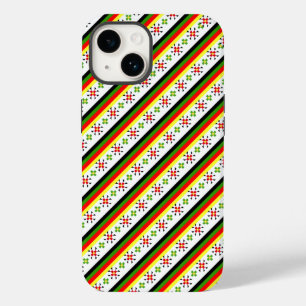 Colorful eastern folk pattern license plate frame