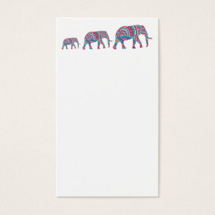 Colorful elephants