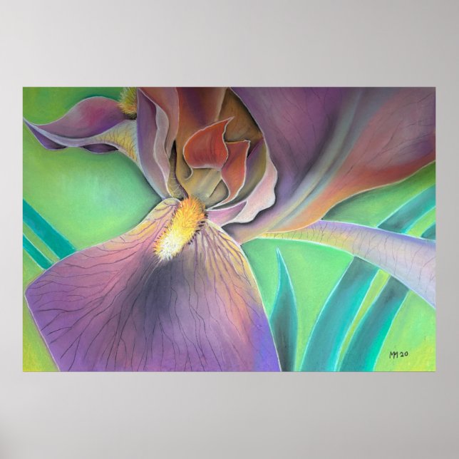Colorful Floral Poster | Modern Botanical Print (Frente)