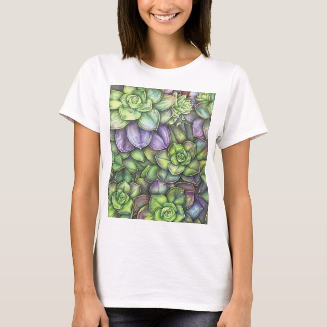 Colorful Flowers T-Shirt (Frente)