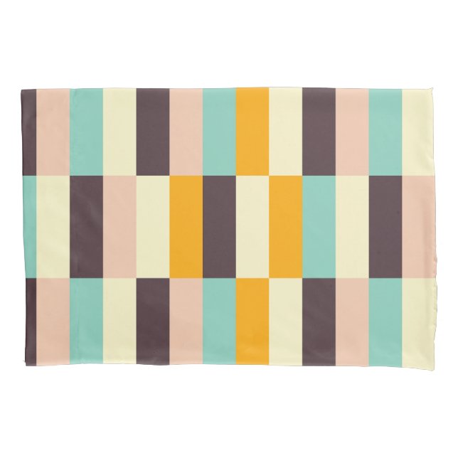 Colorful geometric pattern with vertical stripes  (Frente-Esquerda)