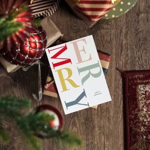 Colorful Merry Happy Holiday