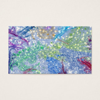 Colorida Aquarela Abstrato Azul com Coloração Azul