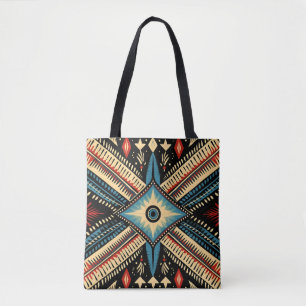 Colorida Choctaw, padrão tribal indiano Tote Bag
