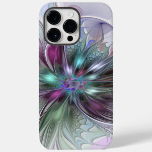 Colorida Fantasy Abstrato Moderna Flor Fractal