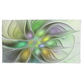 Colorida Fantasy Flor Moderno Abstrato Fractal