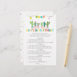 Colorida Fiesta Cactus O que há no seu jogo telefô