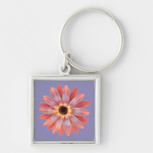 Colorida Gerbera Daisy Chaveiro
