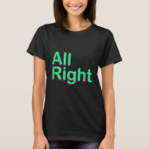 Colorida legal Todas as Cotações Diretas Camisetas