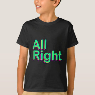 Colorida legal Todas as Cotações Diretas Camisetas