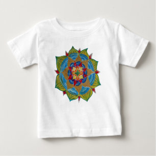 Colorida Mandala Baby Fine Jersey T-Shirt