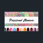 Colorida Nail Polonesa Manicurist Cartão de visita<br><div class="desc">Cartão de visita de manicurismo colorido. Cartões de visitas fabulosas. Não perca a oportunidade de conseguir. Original. Vendido apenas em zazzle! Cartão de visita profissional. O design é exclusivo. Mostre seu estilo com este produto elegante e totalmente personalizável. Você mesmo pode personalizar este design. Clique em "Personalizar" à sua direita....</div>