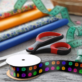 Colorida Pop Art Daisies Bright Hippie Floral Art