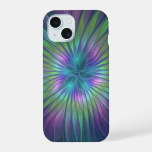 Colorida Shiny Fantasy Flor Abstrato Arte Fractal