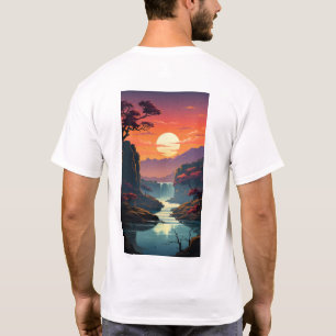 Colorida Victoria Fala A Camisa Do Zimbábue
