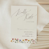 Colorida Wildflower | Placa RSVP Beige