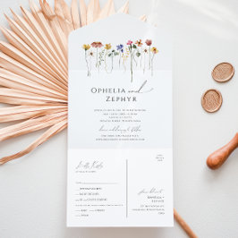 Colorida Wildflower | Selo E Envio Casuais