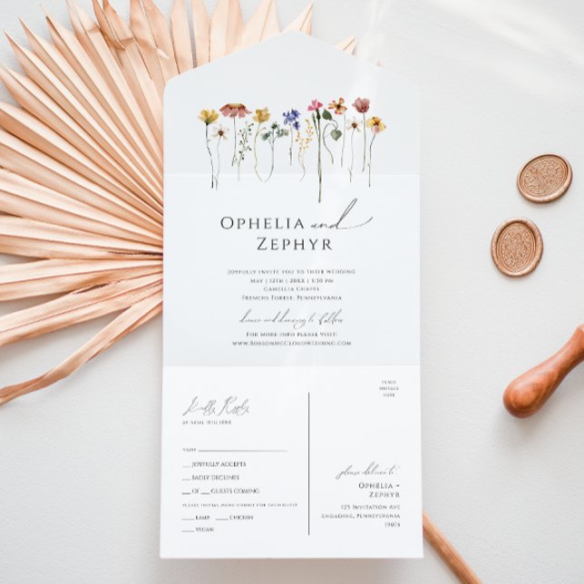 Colorida Wildflower | Selo E Envio Casuais (Criador carregado)