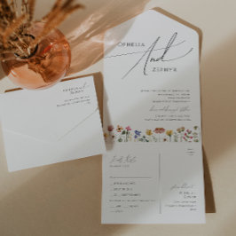 Colorida Wildflower | Selo simples e envio