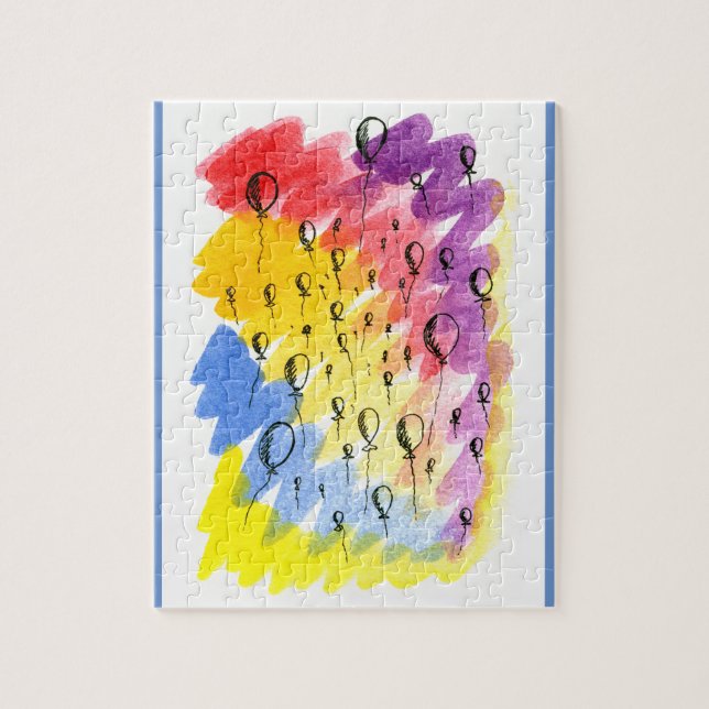 Colorido Balão 110 Quebra-cabeça de Piece Jigsaw (Vertical)