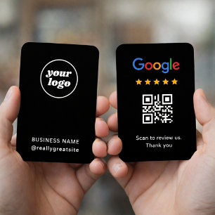 Colorido Código QR de Revisão Google Minimal Negóc