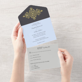 Colorido com Casamento Dourado