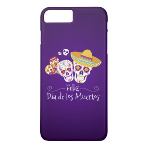 Colorido Dia de los Muertos  Capa de telefone
