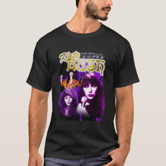 Colorido Kate Bush vintage T-Shirt Clássico