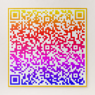 Colorido QR Code Quebra-cabeça do seu Presente de
