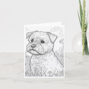 Colorir-se Cachorrinho #5, Cartões de Agradeciment