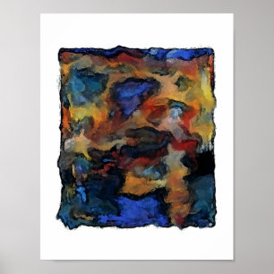 Colorz ~ Poster Modern Contemporâneo Abstrato
