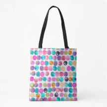 Colour Pop Tote Bag – Fun & Cute Watercolor Design