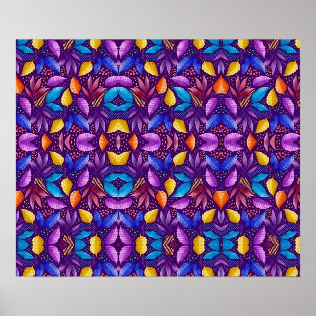 colourful poster design features a vibrant rainbow (Frente)