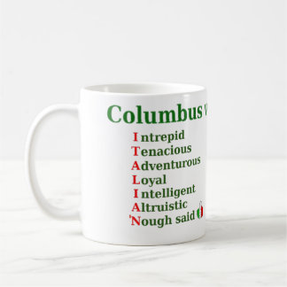 Columbus era caneca italiana