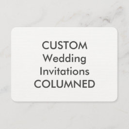 COLUNA Convites para Casamento de 110 lb 5" x 3,5"