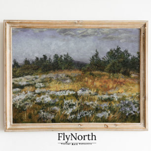 Coluna de Impressão Antiguidade de Paisagem Mudada