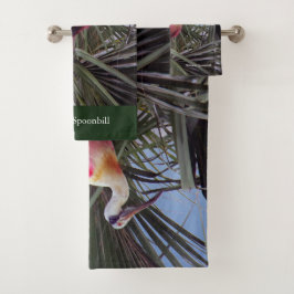 Coluna de toalhas de Roseate Spoonbill