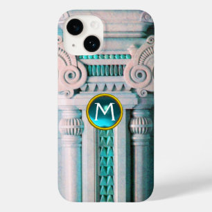 COLUNA MARÁVEL ELEGANTE, MONOGRAMA DE PINTA AZUL G